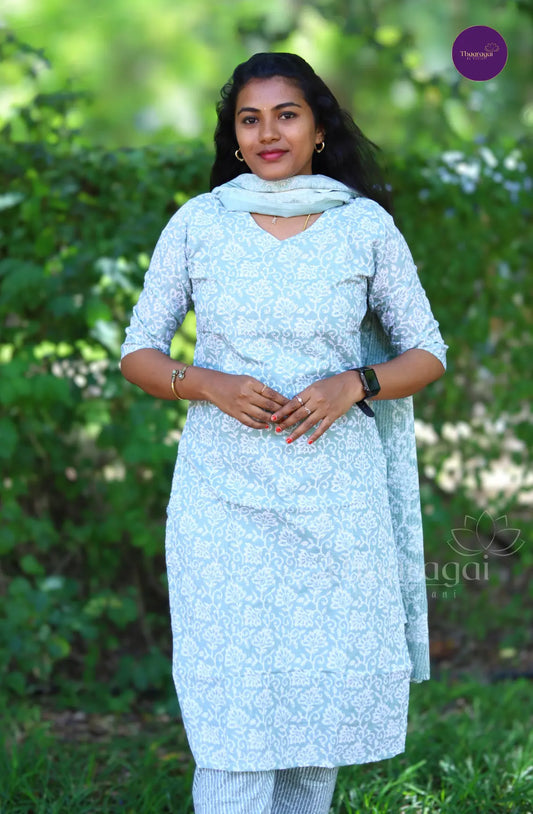 Aqua Lina - Light Pastel Blue