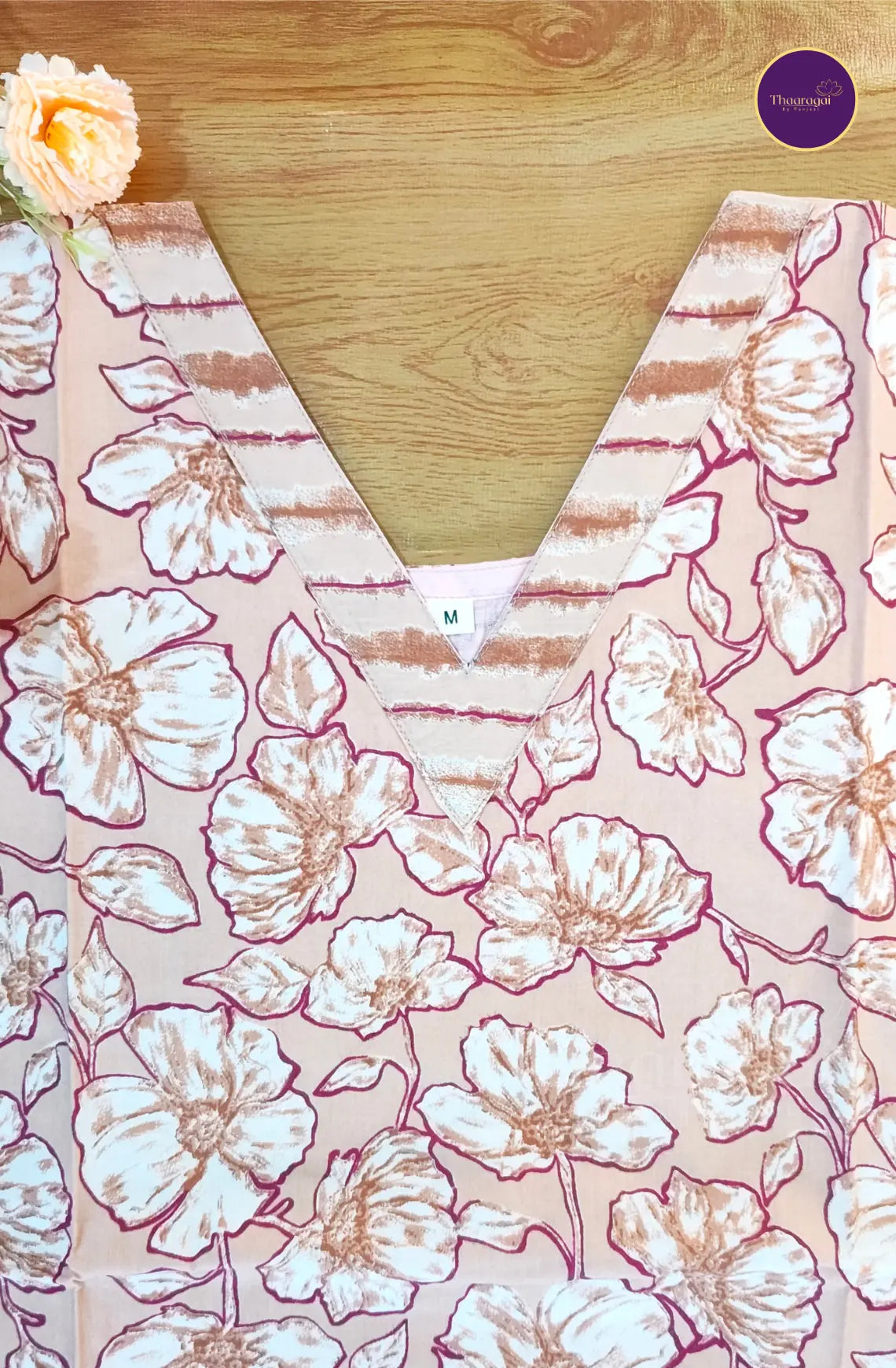 Cotton Coord Set in Baby Pink - 2 Piece Set