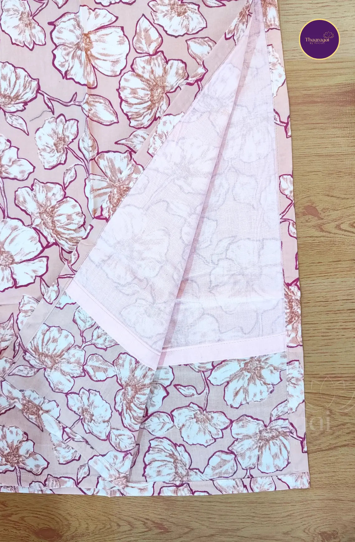 Cotton Coord Set in Baby Pink - 2 Piece Set