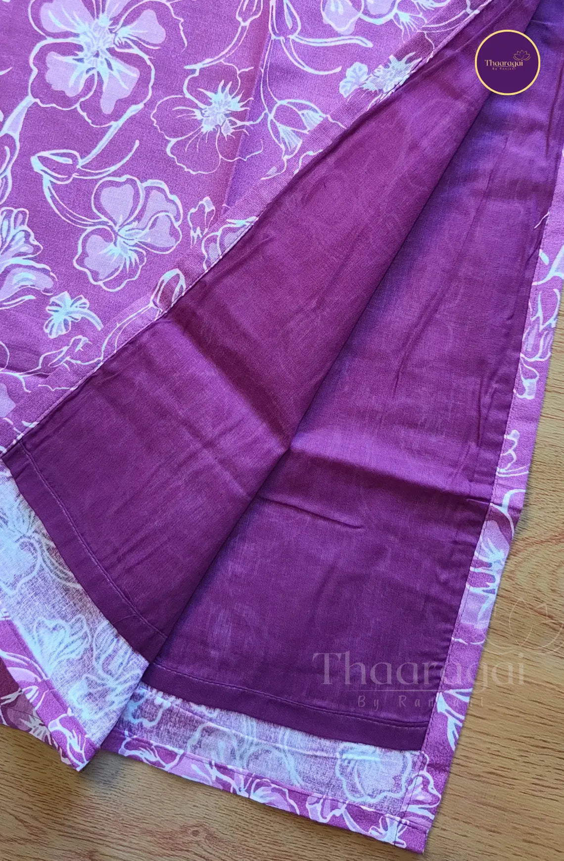 Pinkish Purple Cotton Coordset - 2 Piece Set